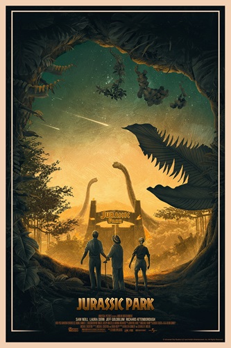 Jurassic Park (Acrylic Panel Print) by Nicolas Tetreault-Abel