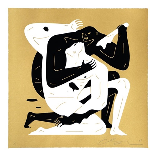 I Against I (Gold) by Cleon Peterson