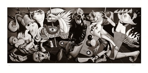 Grade School Guernica  by Ron English