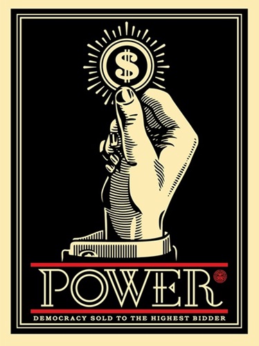 Power Bidder  by Shepard Fairey