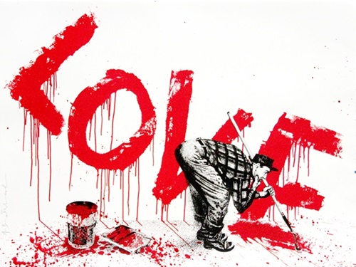 All You Need Is (Red) by Mr Brainwash