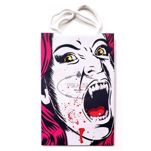 Prada Blood Bag (Splatter) by Ben Frost