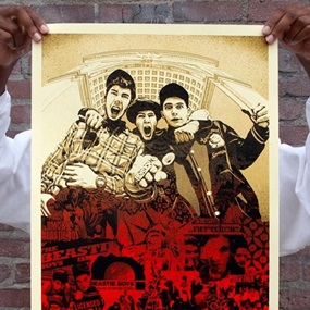 Beastie Boys: Stand Together! (Red) by Shepard Fairey