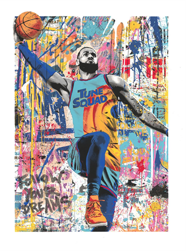 King James  by Mr Brainwash