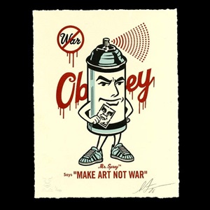 Mr Spray (Letterpress) by Shepard Fairey Editioned artwork | Art