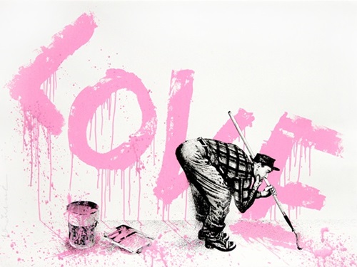 All You Need Is (Pink) by Mr Brainwash