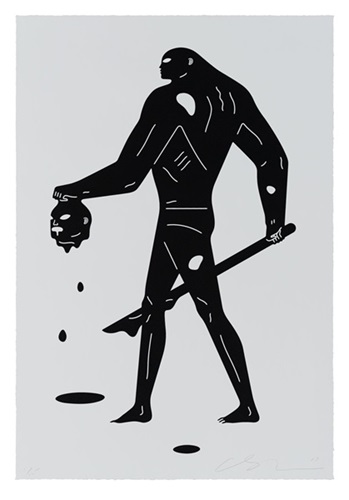 Headless Man (Black & White) by Cleon Peterson