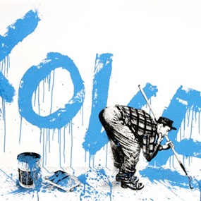 All You Need Is (Blue) by Mr Brainwash
