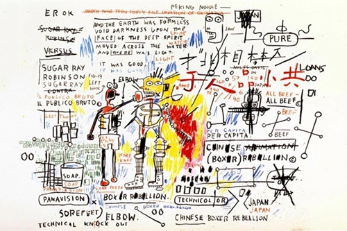 Boxer Rebellion  by Jean-Michel Basquiat