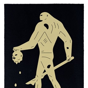 Headless Man (Black & Gold) by Cleon Peterson