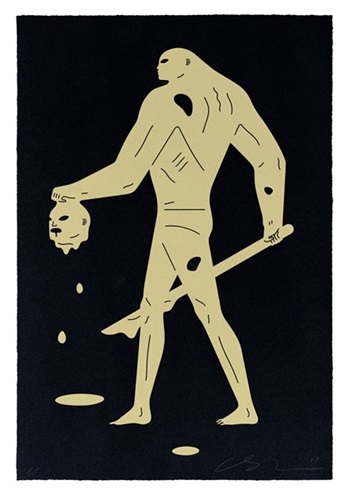 Headless Man (Black & Gold) by Cleon Peterson
