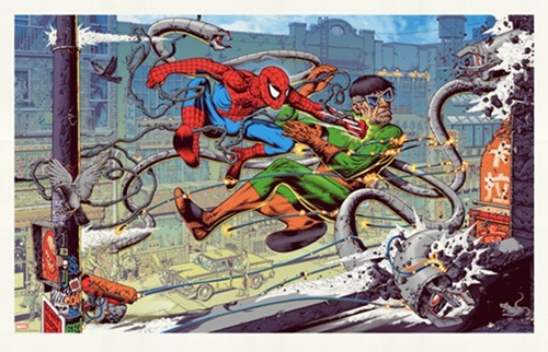 Spiderman Vs Doctor Octopus  by Mike Sutfin