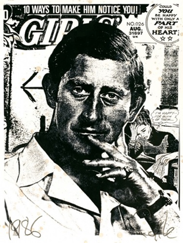 H.R.H. Prince Charles (In Black) by Faile