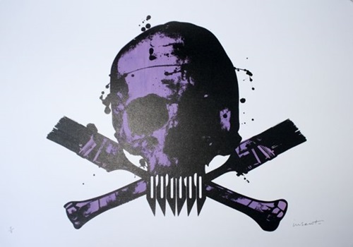 Skull (Purple) by Paul Insect