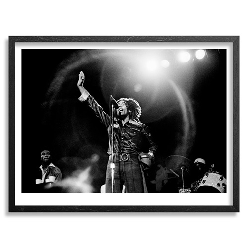 Bob Marley - The Detroit Showcase Theater - June 14th, 1975 (24 x 18 Inch Edition) by Leni Sinclair