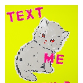 Text Me Yeah (Yellow) by Magda Archer