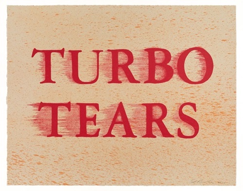 Turbo Tears  by Ed Ruscha