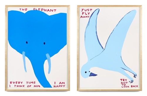 Untitled (Screenprints)  by David Shrigley