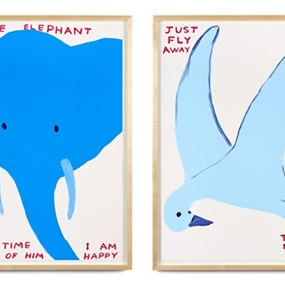 Untitled (Screenprints) by David Shrigley