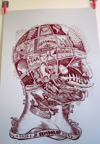 A Symbolic Head  by Phlegm