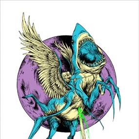 Sharkasus by Alex Pardee