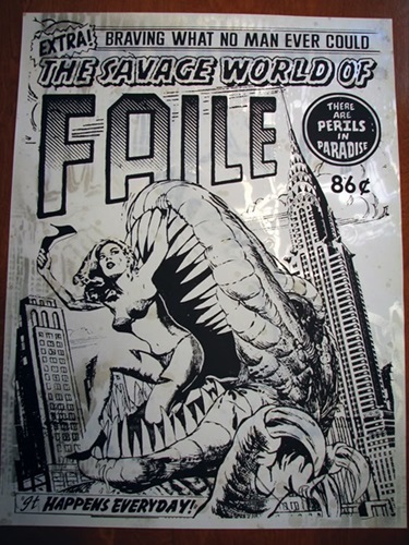 Savage World (Silver Monster) by Faile