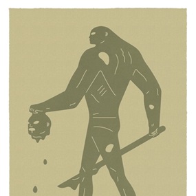 Headless Man (Gold & Gold) by Cleon Peterson