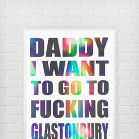 Daddy Glasto (White) by Aida Wilde