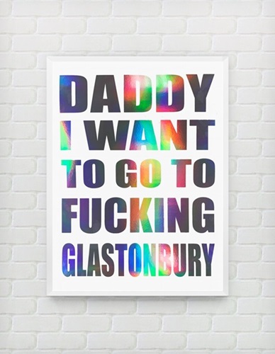 Daddy Glasto (White) by Aida Wilde