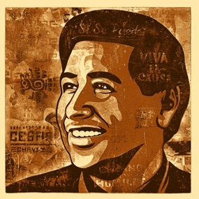 Cesar Chavez (Brown) by Ernesto Yerena
