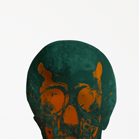 The Dead (Racing Green Island Copper Skull) by Damien Hirst