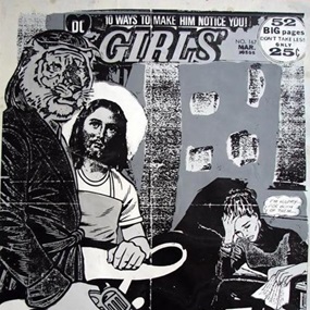 10 Ways (Black & White) by Faile