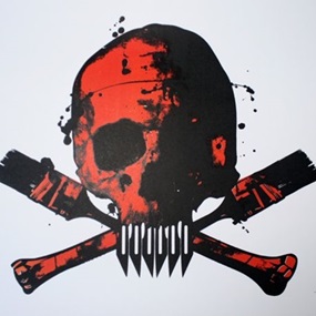 Skull (Red) by Paul Insect