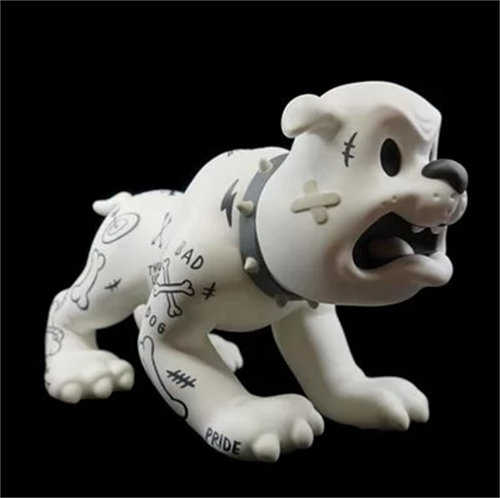 Creepy Dog (White) by Coté Escriva