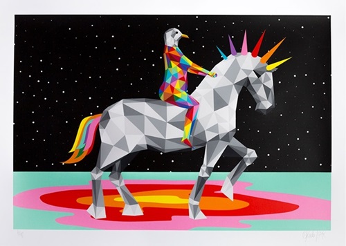 Rainbow Rider  by Okuda