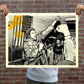 Bad Brains - Fist & Flag by Shepard Fairey