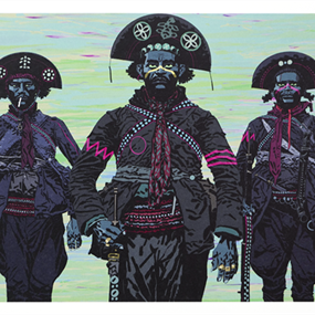 Three Banditos by Jamie Hewlett