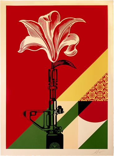 AR-15 Lily (Portugal) by Shepard Fairey