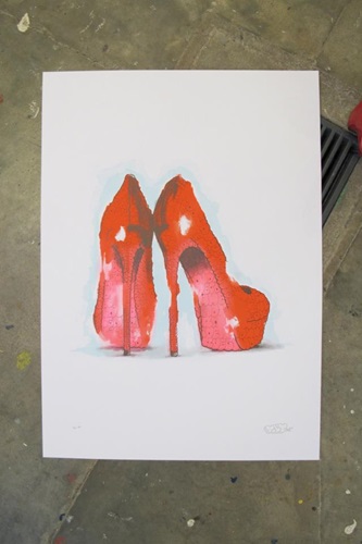 Closer To God In Heels (Red) by Tilt