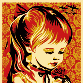 War By Numbers (Red) by Shepard Fairey