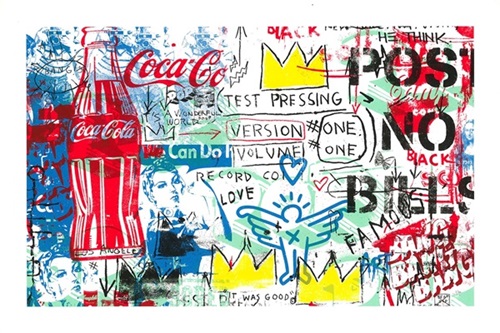 No Posts, No Bills (24 x 36 Paper) by Mr Brainwash