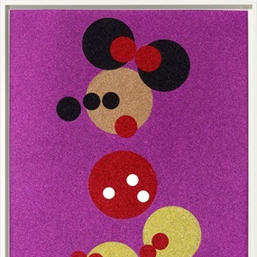 Minnie - Pink Glitter (Small) by Damien Hirst