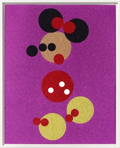 Minnie - Pink Glitter (Small) by Damien Hirst