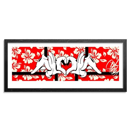 Big Slick Aloha (Red Hand-Embellished) by Slick