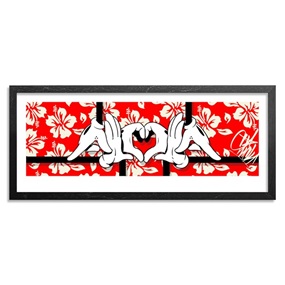 Big Slick Aloha (Red Hand-Embellished) by Slick