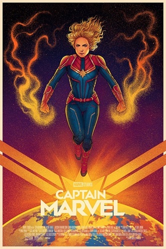 Captain Marvel (Timed Edition) by Jen Bartel