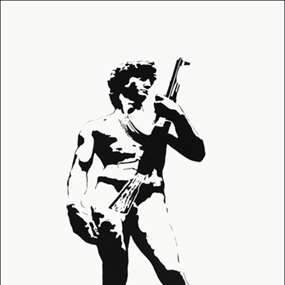 David With Kalashnikoff by Blek Le Rat