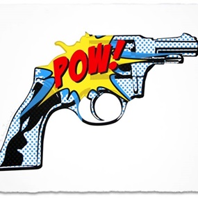 Pow! Pow! by Mr Brainwash