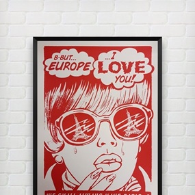 Europe I Love You (Red) by Stanley Donwood | Chris Hopewell
