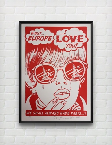 Europe I Love You (Red) by Stanley Donwood | Chris Hopewell